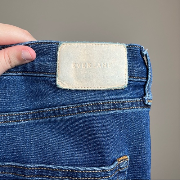 Everlane The Vintage Skinny Jean Button Fly Raw Hem Women’s Size 29 Ankle - Picture 5 of 7